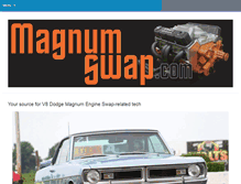Tablet Screenshot of magnumswap.com